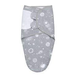 Space Ships Organic Cotton Baby Swaddle Blanket for Newborns to 3 Months